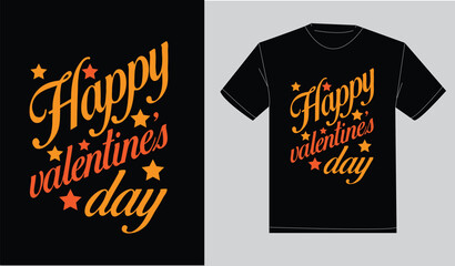 Happy valentines day t shirt design