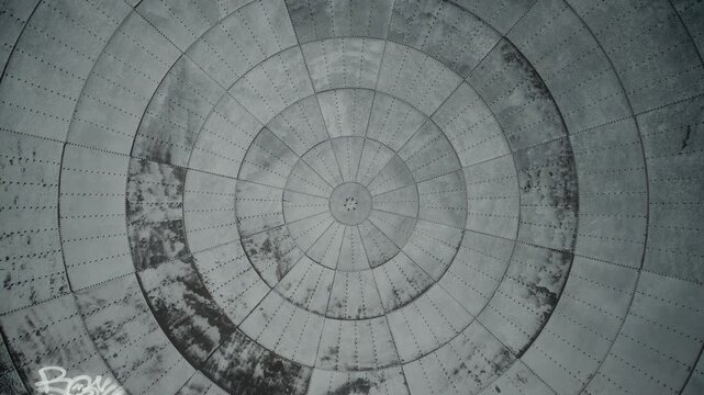 Abandoned Cold War Communication Station in the Fog