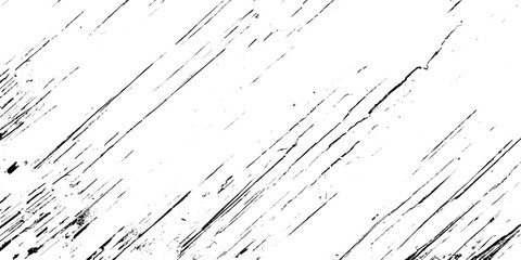 Obraz premium Abstract texture grunge made of diagonal streaks and distressed lines, black ink on a white background. grunge scratch patterns, chaotic linear noise. dirty monochrome pattern of the old worn surface.