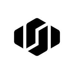 Letter S bold geometric logo design