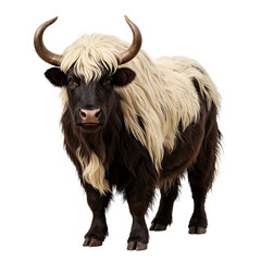 Majestic Highland Cow with Long Fur