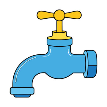 A sleek, modern faucet with smooth curves, shiny finish, and flowing water, perfect for adding style and functionality to any kitchen or bathroom sink.
