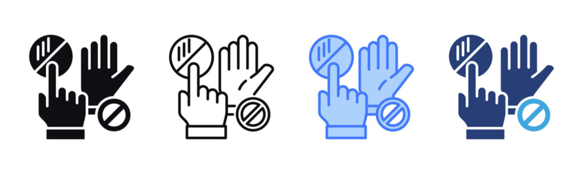 No Touch icon sheet multiple style collection