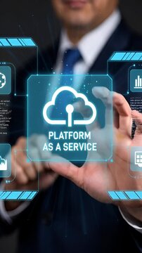 Cloud solutions for developers using platform as a service in scalable infrastructure