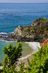 secluded cove along the coast