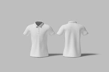 Polo T Shirt Blank Mockup