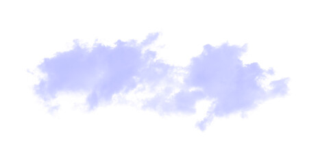 Obraz premium Ethereal Purple Clouds Isolated Digital Render Black Background Abstract Element VFX Fantasy Dream Texture Graphics