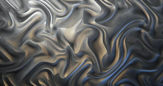 Gloss Flow Loop -The slow dance of form and hue