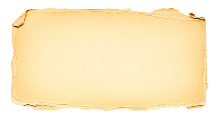 Old aged vintage paper with torn edges