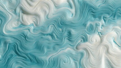 Obraz premium Abstract Blue and White Swirls