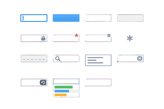 Input placeholder image simple generation required vector indicator action icon field optional