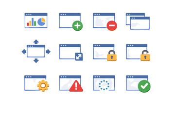 Icon unlock vector widget settings remove add resize image simple dashboard loading
