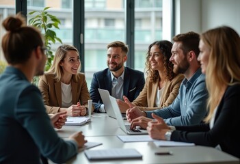 Fototapeta premium Empowering Employee Skill Development Workshop Corporate Training Program Interactive Activities Engagement Growth