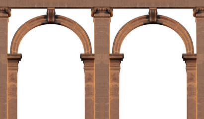 On the streets in Catalonia, public places. Elements of architectural decorations of buildings, doorways and arches, plaster moldings and patterns. 