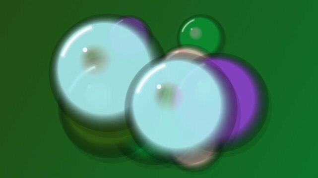 Close-up of buttons on green background.