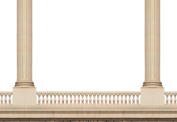 Elements of architectural decorations of buildings, columns and capitals, gypsum moldings, wall textures and patterns. On the streets in Barcelona, public places. © Kozlik_mozlik