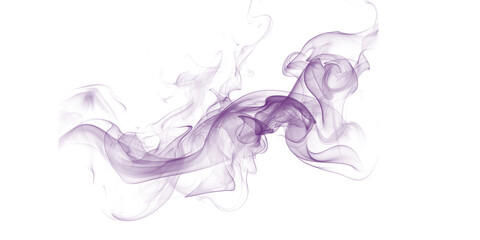 A mesmerizing stream of purple smoke swirling against a dark background © Flatcore
