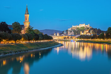 Obraz premium Salzburg old town in the Europe