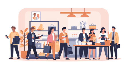 A modern professional stands confidently, ideal for business presentations or corporate websites. © H