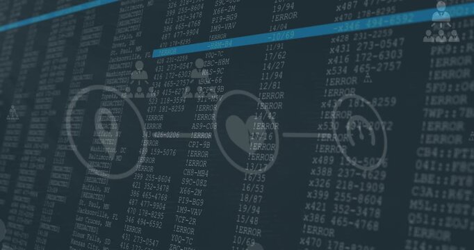 A person is shown using a computer to process data