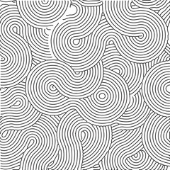 Intricate patterns of concentric circles creating a mesmerizing visual effect Vector