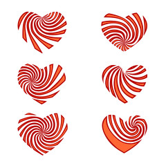 A set of stylized hearts as elements for your Valentine's Day design and much more.
