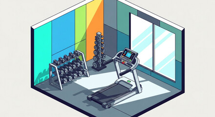 business graph on screen