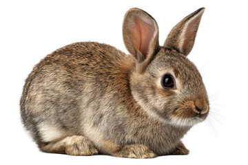Obraz premium Rabbit Isolated on Transparent Background