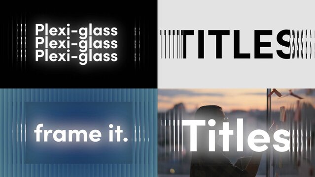 Plexiglass Text