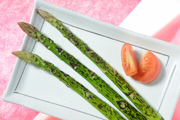 焼きグリーンアスパラガス