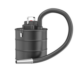 Ash vacuum cleaner on transparent background