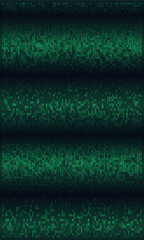 Obraz premium A cinematic vertical stream of teal and mint binary code. The symbols flow like a digital waterfall against a deep obsidian sea, creating a refreshing and organized visual for modern networking and su