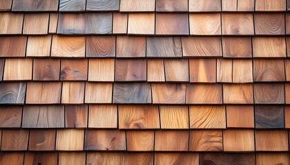 close up of cedar shingle siding showing rough and bumpy wood texture