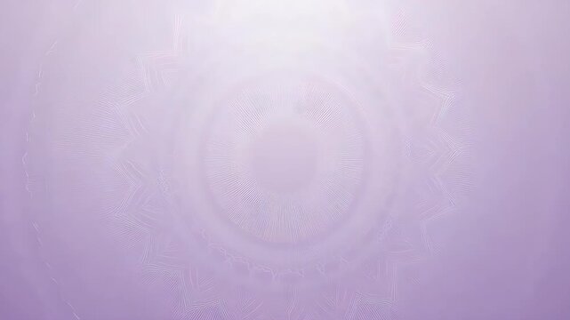 A soft lavender abstract image, radial pattern and a circular design