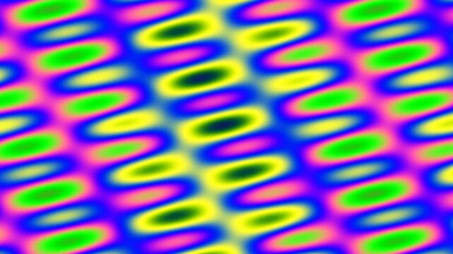 Abstract colorful wavy oval pattern digital background