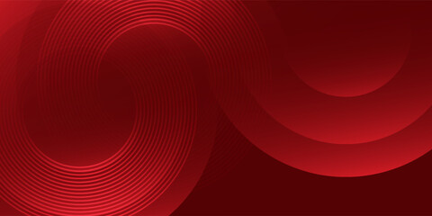Red abstract simple gradient colour background. Dynamic shapes modern composition. Suit for wallpaper, presentation, website, banner. Vector illustration