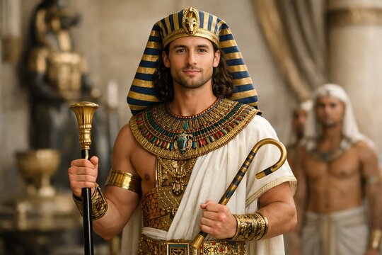 Joseph elevated to position of authority in Egypt
