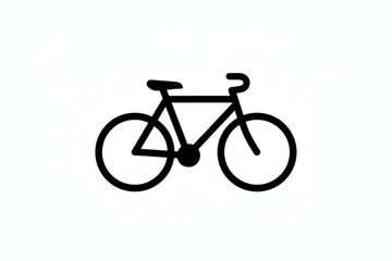 Bicycle Silhouette: A simple yet elegant silhouette of a bicycle, perfect for representing themes of travel, fitness, or eco-friendly transportation. © MetaPixel Studio