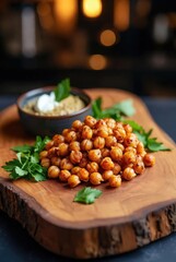 A sophisticated image of delicious food.