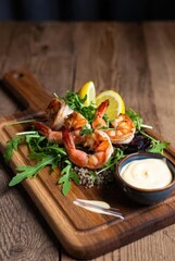 A sophisticated image of delicious food.