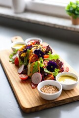 A sophisticated image of delicious food.