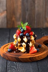 A sophisticated image of delicious food.