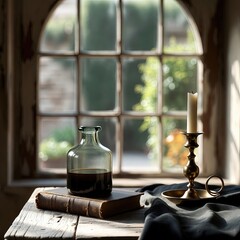 
Sophisticated image in rustic minimalist style.