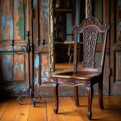 
Sophisticated image in rustic minimalist style.