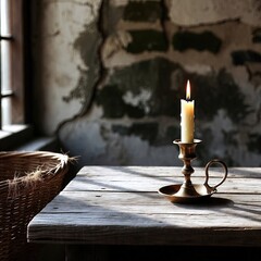 
Sophisticated image in rustic minimalist style.