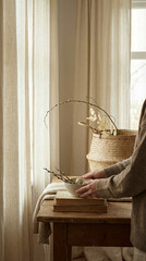 Authentic Easter Preparation - Human Connection Lifestyle Shot