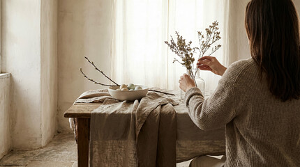 Authentic Easter Preparation - Human Connection Lifestyle Shot