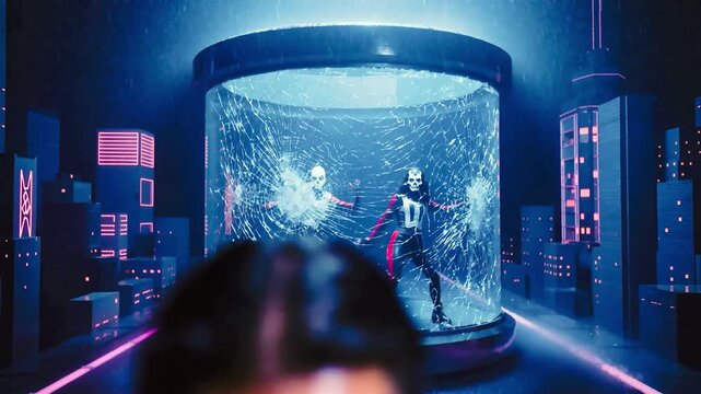 dystopia box breaking human inside reality digital nomad glass future 