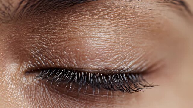 Closeup of a human eye