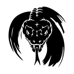 Furious Serpent Head Emblem